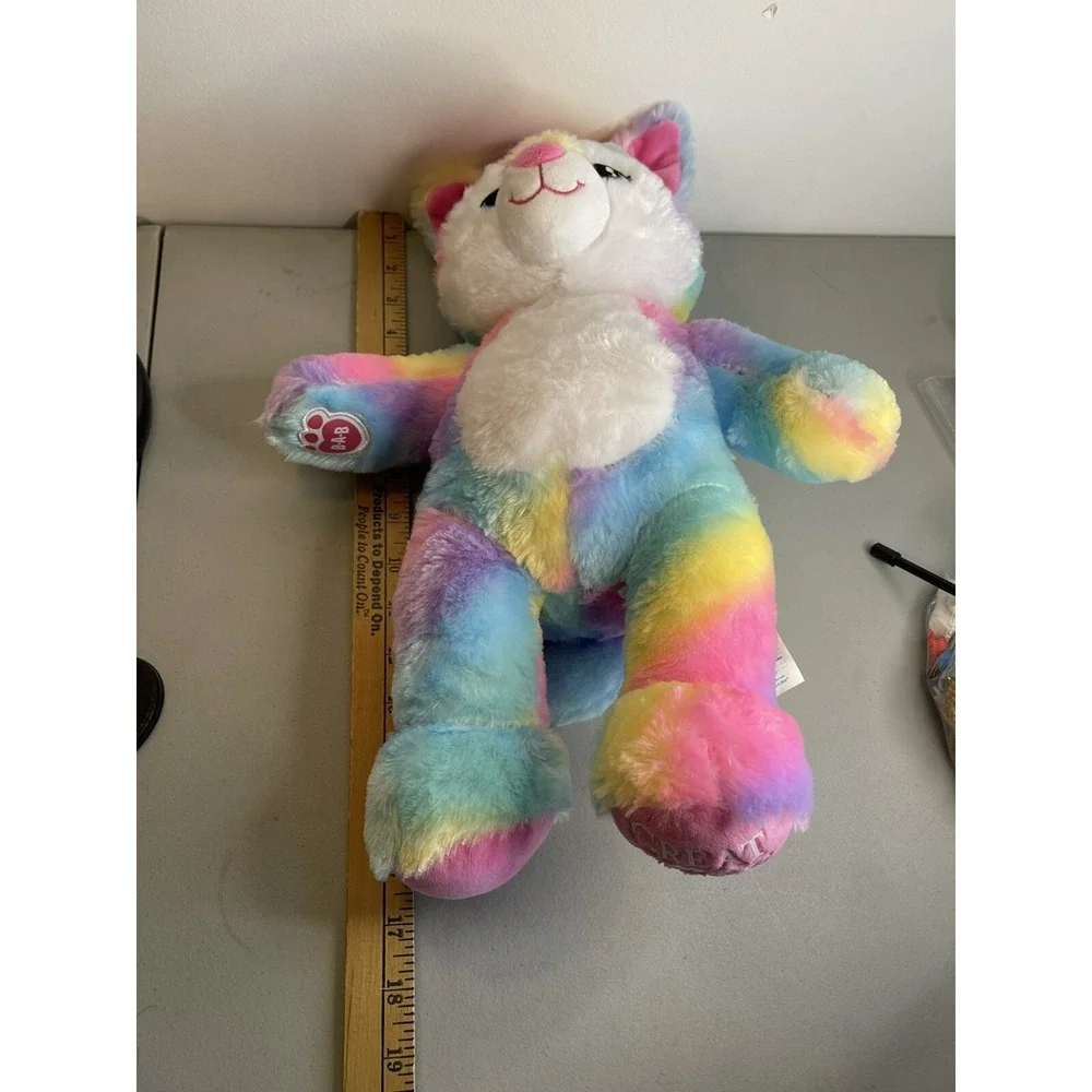 Build A Bear Great Wolf Lodge Rainbow Plush Sherbet BAB Limited Edition Toy